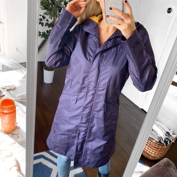 ☔️ CECILIA CLASSICS PURPLE HONEY LONG RAIN COAT! - Picture 6 of 16
